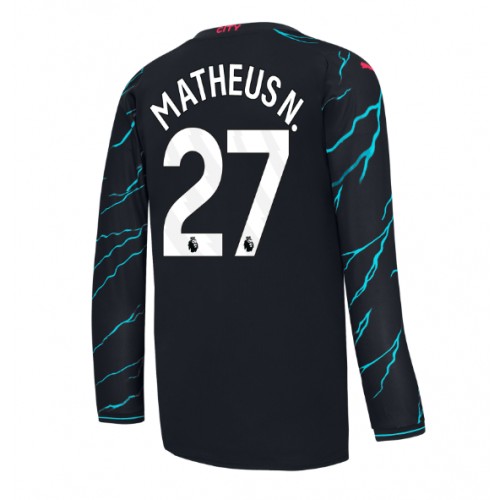 Moški Nogometni dresi Manchester City Matheus Nunes #27 Tretji 2023-24 Dolgi Rokav